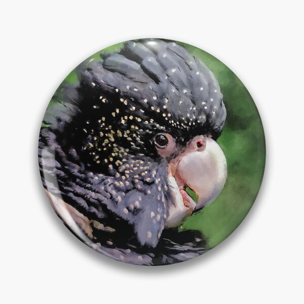 Item preview, Red Tailed Black Cockatoo, Cute Red Tailed Black Cockatoo, Best gift idea for Red Tailed Black Cockatoo and Australian Large Bird Lovers designed and sold by Paintcorner.