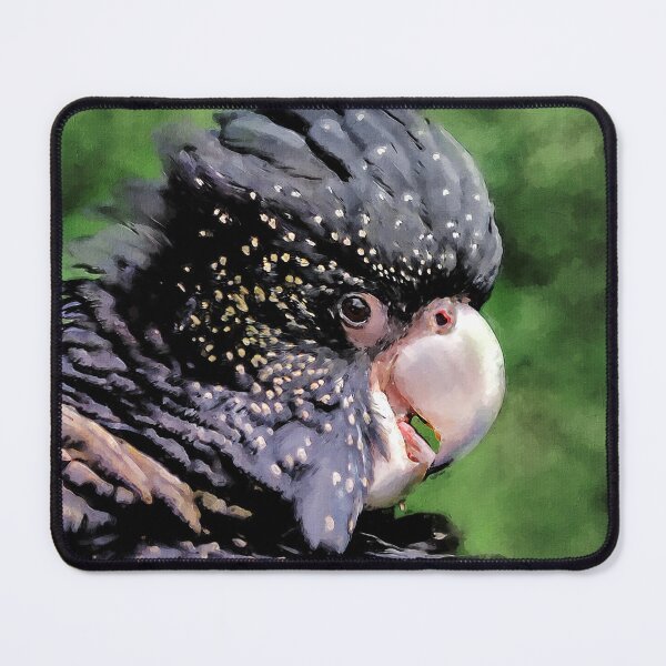Item preview, Red Tailed Black Cockatoo, Cute Red Tailed Black Cockatoo, Best gift idea for Red Tailed Black Cockatoo and Australian Large Bird Lovers designed and sold by Paintcorner.