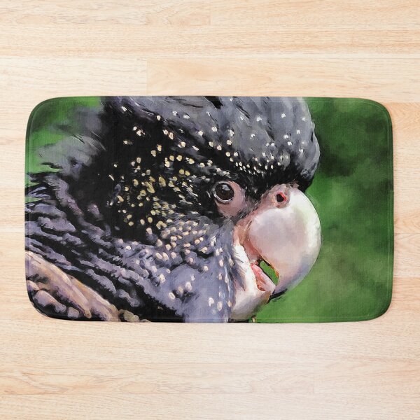 Item preview, Red Tailed Black Cockatoo, Cute Red Tailed Black Cockatoo, Best gift idea for Red Tailed Black Cockatoo and Australian Large Bird Lovers designed and sold by Paintcorner.