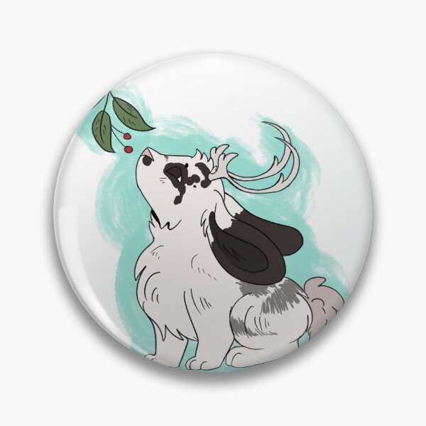 Item preview, White Jackalope W/ Berries designed and sold by geekydragon5.