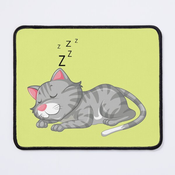Item preview, cute resting And relaxing grey color cat - resting and relaxing designed and sold by FastHub.