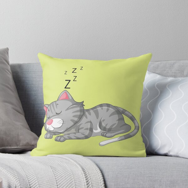 Item preview, cute resting And relaxing grey color cat - resting and relaxing designed and sold by FastHub.