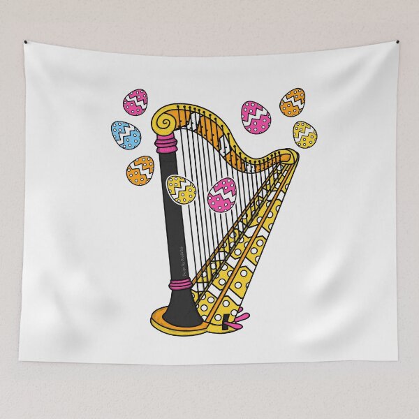 Item preview, Easter Harp Harpist designed and sold by doodlerob.