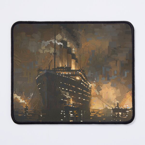 Item preview, RMS Titanic at night - Painting by Eliott Sontot designed and sold by Eliott Sontot.