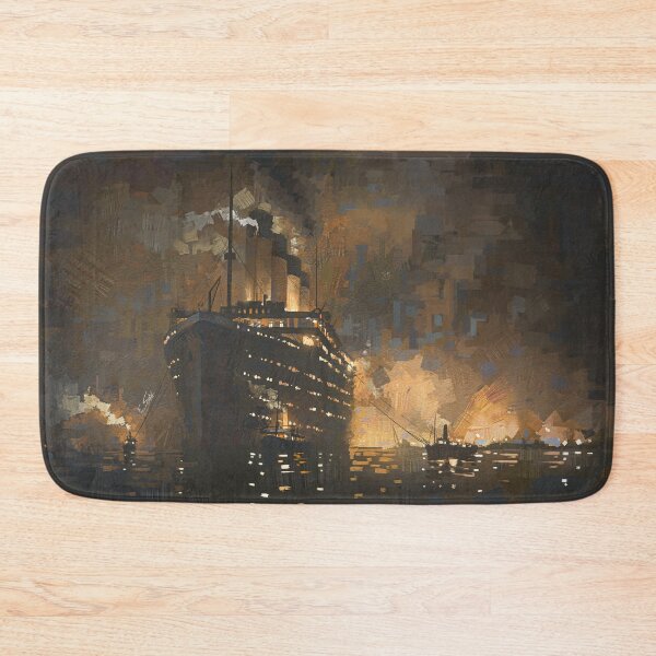 Item preview, RMS Titanic at night - Painting by Eliott Sontot designed and sold by Eliott Sontot.