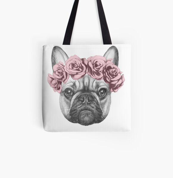 French Bulldog All Over Print Tote Bag