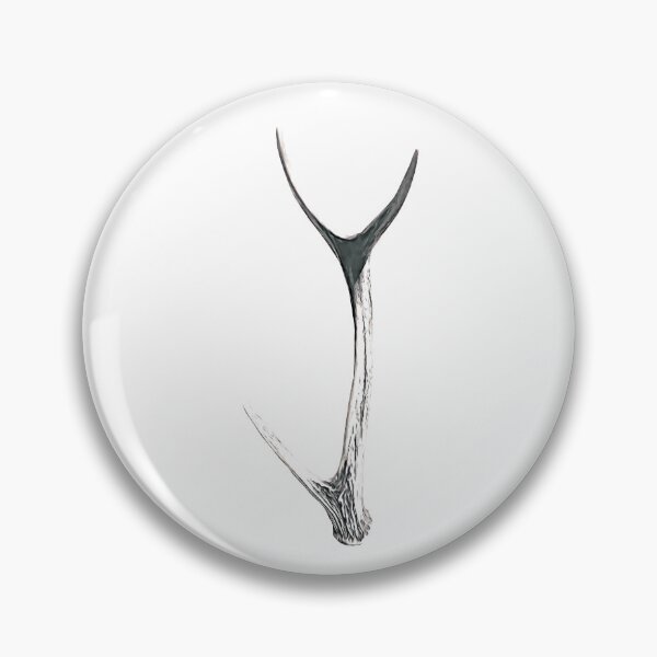 Item preview, Deer antler black and white designed and sold by pixeldizajn.