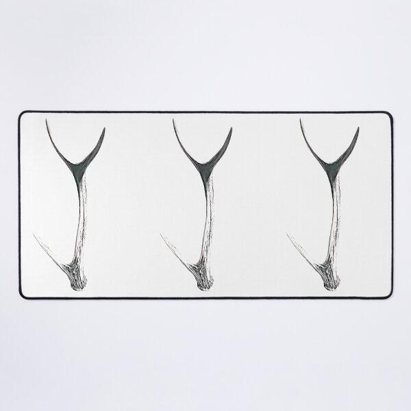 Item preview, Deer antler black and white designed and sold by pixeldizajn.