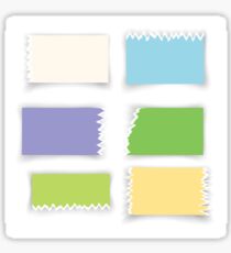 ragged sheets of paper Sticker