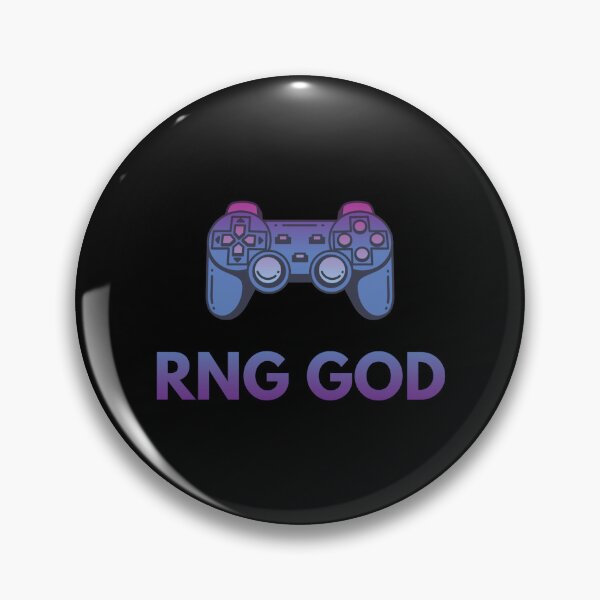 Item preview, RNG God | Random Number Generator Controller Sticker designed and sold by DanLopesMerch.