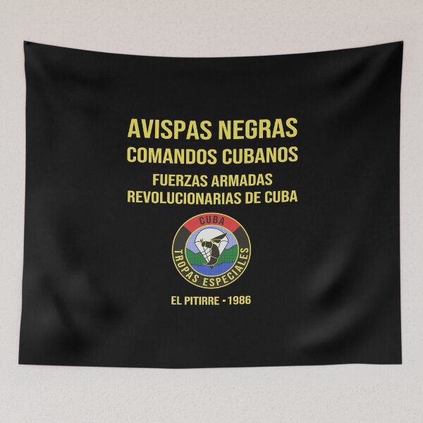 Item preview, Cuba Army Black Wasp Cuban Special Forces #1987 designed and sold by Rare-Militia.