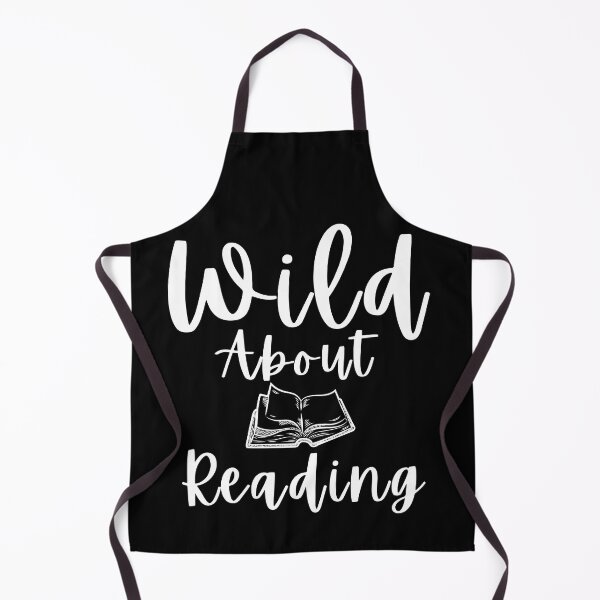 Item preview, Wild about reading ,I have to read ,POSITIVE funny quote ,black and white illustration. designed and sold by Coolclassy.