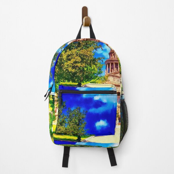 Item preview, Texas State Capitol in Austin - watercolor painting designed and sold by NickoPrints.