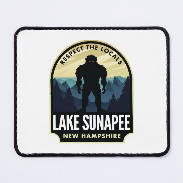 Item preview, Lake Sunapee New Hampshire Bigfoot Sasquatch designed and sold by HalpinDesign.