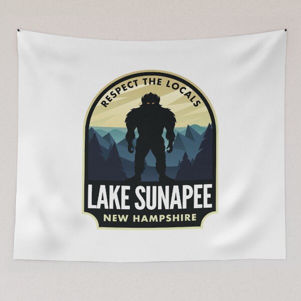 Item preview, Lake Sunapee New Hampshire Bigfoot Sasquatch designed and sold by HalpinDesign.