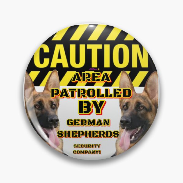 Artikelvorschau, Vorsicht BEREICH, der von der Deutschen Schäferhund-Sicherheitsfirma CBDOilPrincess patrouilliert wird entworfen und verkauft von CBDOilPrincess.