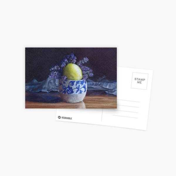 Pot with lavender and lemon Postcard