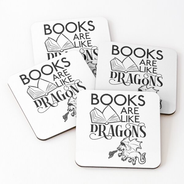 Item preview, HTTYD-Inspired "Books Are Like Dragons" designed and sold by mulberrydragon.