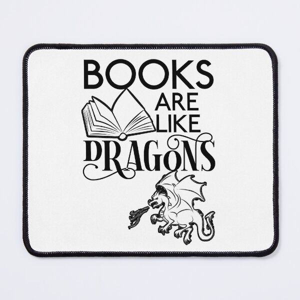 Item preview, HTTYD-Inspired "Books Are Like Dragons" designed and sold by mulberrydragon.
