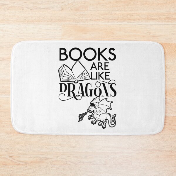 Item preview, HTTYD-Inspired "Books Are Like Dragons" designed and sold by mulberrydragon.