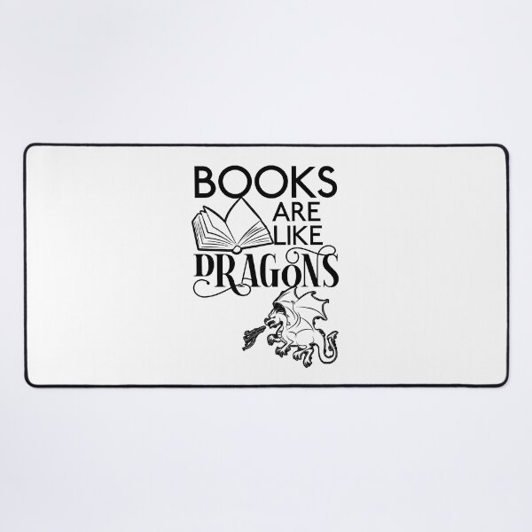Item preview, HTTYD-Inspired "Books Are Like Dragons" designed and sold by mulberrydragon.