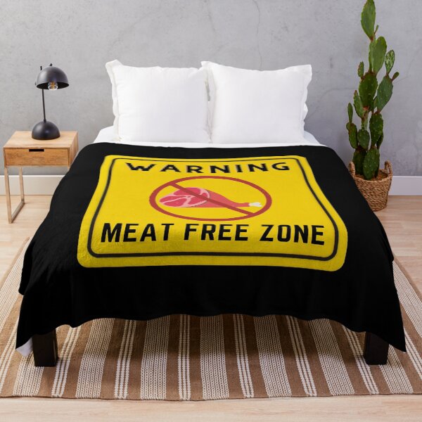 Item preview, WARNING MEAT FREE ZONE designed and sold by Surfing Designs.Life.