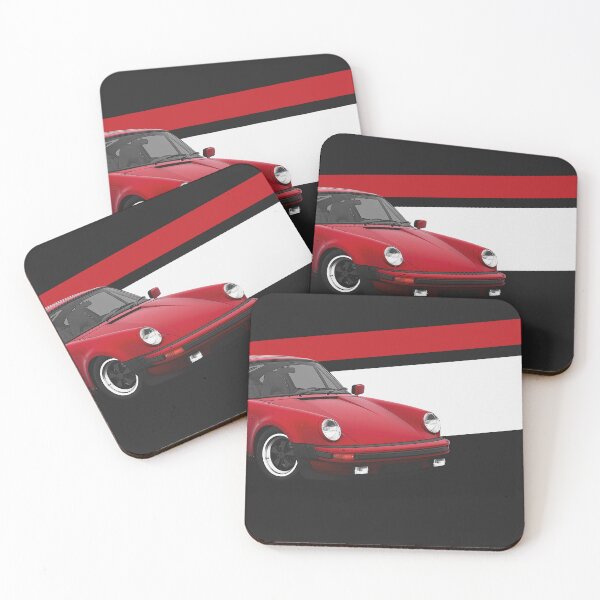 Item preview, Classic Turbocharged German Sports Car With Stripes designed and sold by ApexFibers.
