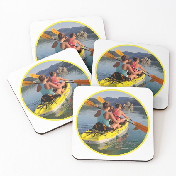 Item preview, Two girl paddling kayak designed and sold by pixeldizajn.