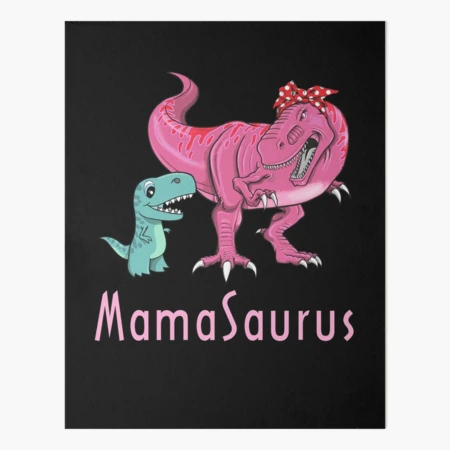 Mamasaurus Mug, Cute Mother's Day Dino Gift Idea For Din0saur Mom BLACK