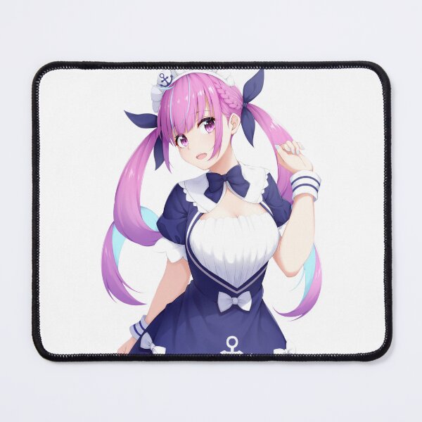 Item preview, Minato Aqua Hololive Cute Maid Anime Girl designed and sold by Risumu.