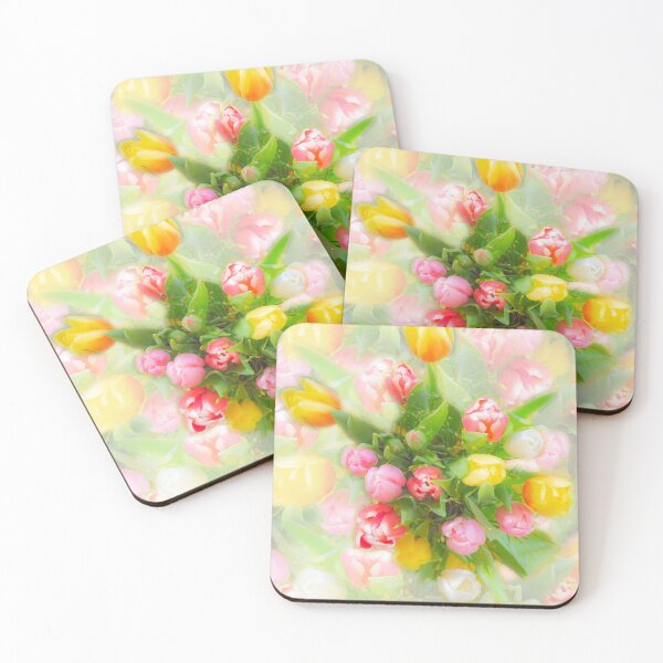 Item preview, Tulip bouquet in vintage look - floral art designed and sold by MarionsArt.
