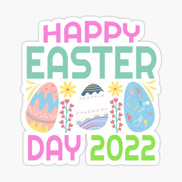 " happy easter sunday" Sticker for Sale by Sophere444 Redbubble