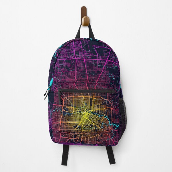 Item preview, Houston City Map of Texas, USA - Neon designed and sold by deMAP.