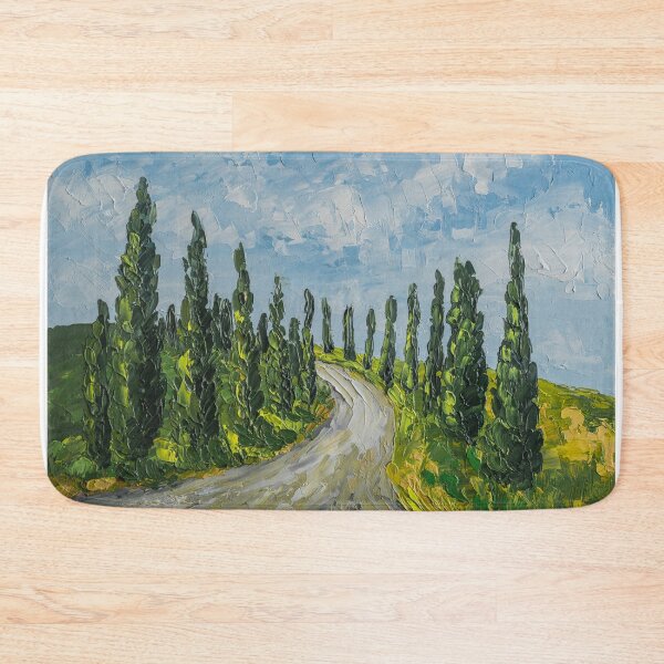 Item preview, Tuscany cypress trees designed and sold by ArinasFineArt.