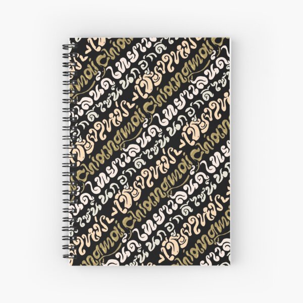Chiang Mai Typo Spiral Notebook