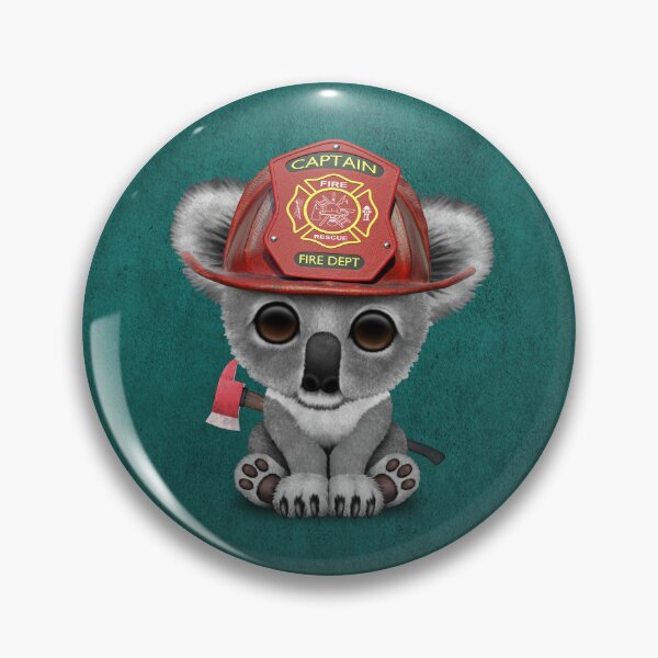 Item preview, Cute Baby Koala Firefighter designed and sold by JeffBartels.