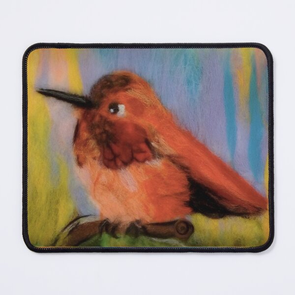Item preview, hummingbird the hummingbird wool painting designed and sold by FLEURDELAINE04.