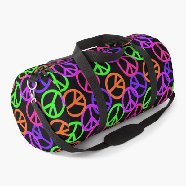 Item preview, Peace Signs Patterns on Black | Felt Style | Cherie's Art(c)2022 designed and sold by CheriesArt.
