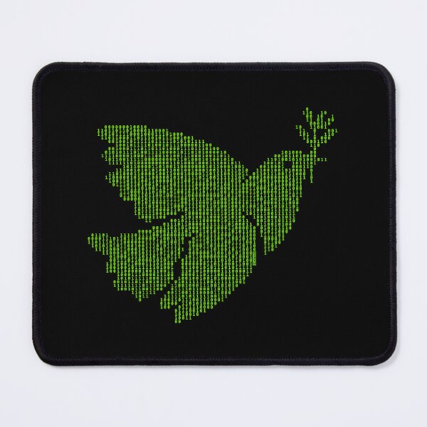 Item preview, Binary Code Dove Peace designed and sold by hacktees-shop.