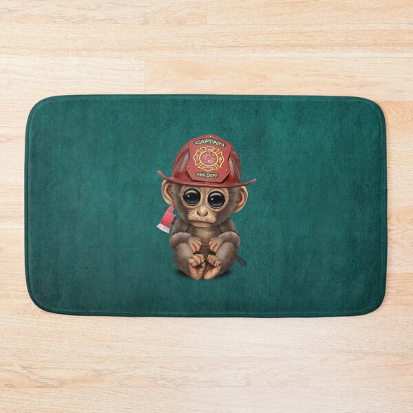 Item preview, Cute Baby Monkey Firefighter designed and sold by JeffBartels.