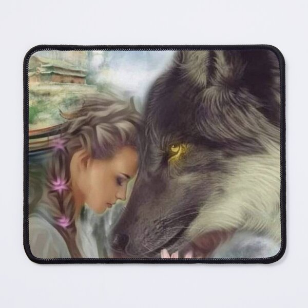 Item preview, Wolf&girl sweet designed and sold by ArtIsWonderful.