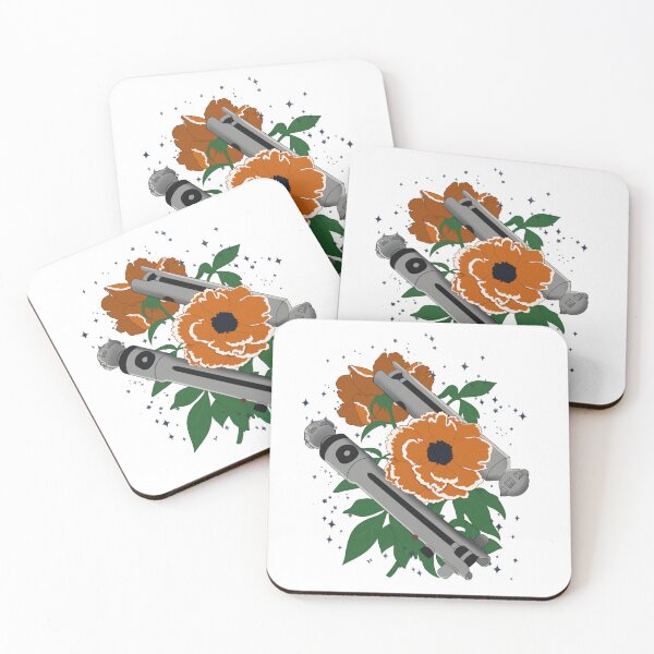 Item preview, Star Wars Ahsoka Tano Lightsaber Floral Design designed and sold by Marissa Jimenez.