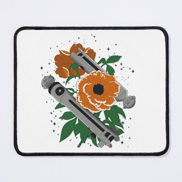 Item preview, Star Wars Ahsoka Tano Lightsaber Floral Design designed and sold by Marissa Jimenez.