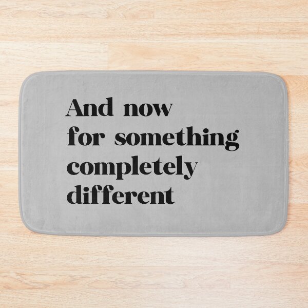 Item preview, And now for something completely different, black designed and sold by perezzzoso.