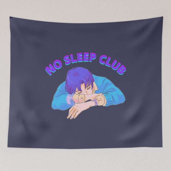 Item preview, Girl Who Loves No Sleep Club For Sleepless Tired Be Anything   designed and sold by SpunkiesDesign.