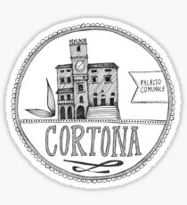 Palazzo Comunale, Cortona Sticker