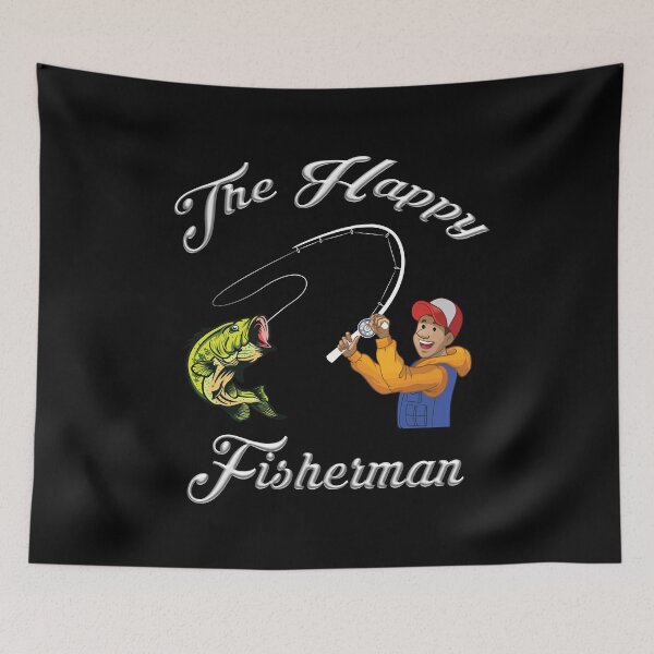 Item preview, The happy fisherman designed and sold by yubamann.