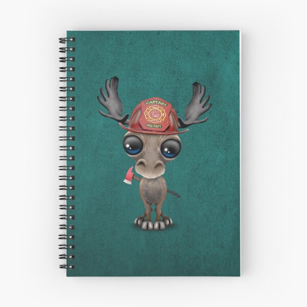 Item preview, Cute Baby Moose Firefighter designed and sold by JeffBartels.