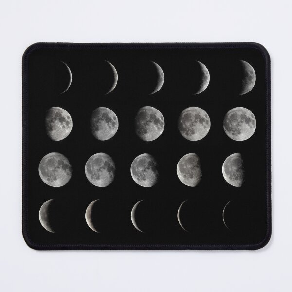 Item preview, Phases Of The Moon, Full Moon, Crescent Moon, New Moon designed and sold by ScienceSource.