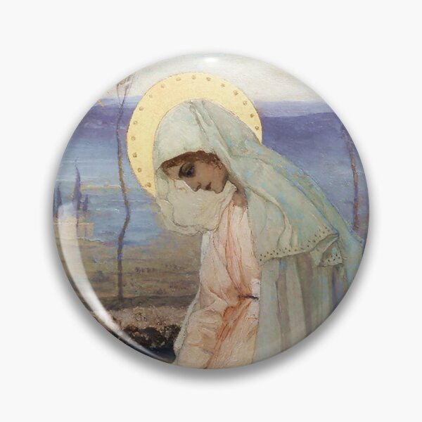 Item preview, “The Virgin Mary” by Mikhail Nesterov designed and sold by PatricianneK.